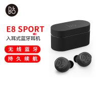 B&O beoplay E8 SPORT 真无线蓝牙运动耳机 丹麦 bo入耳式运动立体声耳机 无线充电降噪耳机 黑色