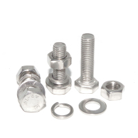 304不锈钢内六角圆柱头螺钉+螺母+平垫+弹垫组合M5套件 M5*30(200套)