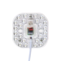 星彩照明 LED改造灯板吸顶灯 贴片节能灯灯珠 光源模组灯板灯盘 超亮方形12W