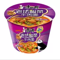 康师傅方便面 桶面 12桶/箱(口味随机发送)