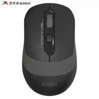 双飞燕(A4TECH)FG10飞时代鼠标 无线鼠标 办公鼠标 便携鼠标 防滑双色裙翼 时尚 商旅 遂空灰