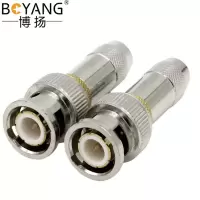 博扬 BNC头 BNC-J-2-1 2M两兆Q9头 E1接线头10个/组