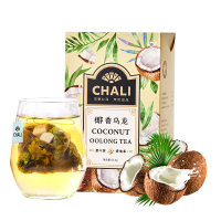 茶里(ChaLi)花果茶 椰香乌龙高山乌龙茶椰子干果粒原味三角袋茶茶包15包/盒