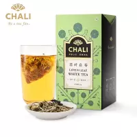 茶里(ChaLi)荷叶白茶 云南白茶干荷叶组合茶包独立三角袋泡茶18包