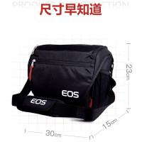 佳能 单反相机包 摄影包 微单数码单肩包 适用于 佳能5D4444 6D 77D 黑色单肩