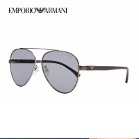 阿玛尼(EMPORIO ARMANI) 渐变飞行员男款墨镜太阳镜0EA2046D 30156G 亚洲版62寸（副） LN