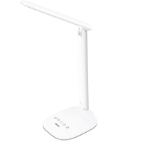 得力 4324 可充电台灯 办公卧室床头灯 色温亮度可调 三档调节