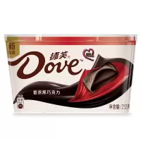 德芙 Dove香浓黑巧克力(分享碗装) 元宵节办公室休闲零食 婚庆糖果巧克力252g