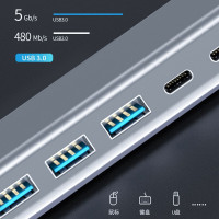 松纳 -FLQ/AM04 插片可选 多口 多功能扩展盒 /个