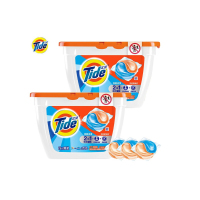 38节女神节洗护礼盒套装二(汰 渍洗衣凝珠225g*2/蓝月亮薰衣草洗衣液1kg*2/立白内衣专用除菌皂101g)