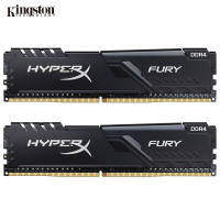 金士顿(Kingston) DDR4 2400 32GB(16G×2)套装 台式机内存条骇客神条Fury雷电系列(建行)