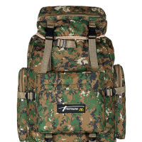 户外背包70L大容量登山包迷彩露营徒步行李双肩背包