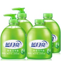 蓝月亮 芦荟抑菌洗手液 500g瓶*2+500g瓶装补充液*2 抑菌洗手液 泡沫丰富 抑菌99.9% 洗手液补充装