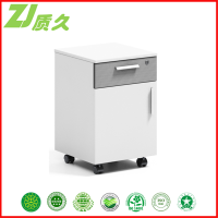 质久活动柜400*420*620宝马灰铝材+米白+灰波纹板