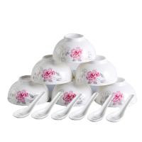 伊兰(YILAN)粉黛佳人十二件套餐具