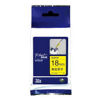 BRADY 标签机色带 黄底18MM字 兄弟(单位:个)