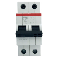 SAFT 微型断路器 SH202 2P 20A C型 SH202-C20 ABB(单位:个)