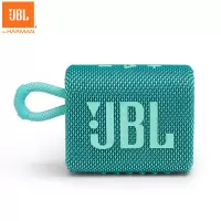 JBL GO3 音乐金砖三代 便携式蓝牙音箱 低音炮 户外音箱 迷你小音响 快速充电长续航 防水防尘设计 薄荷青