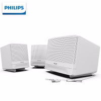 飞利浦 PHILIPS 电脑音响家用低音炮台式机笔记本usb小音箱超重低音喇叭多媒体有源2.1声道