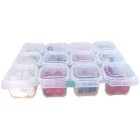 12格食品留样盒 TA0595 学校食堂食物取样盒菜品采样分装试吃盒(单位:个)