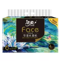 洁柔可湿水面纸2提*6包