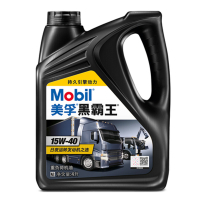 柴油机油 美孚黑霸王玉柴发动机货车农用车发动专用机油cH一4 15w一40 4L柴机油
