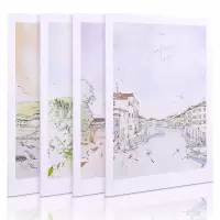 得力(deli)4本B5/40张济州行系列学生缝线软抄本 课堂作业本记事本日记本笔记本子文具 FB540-4.