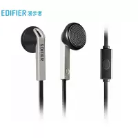 漫步者(EDIFIER) H190P 手机耳机 手机耳塞 可通话 酷雅黑色