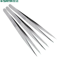 世达 SATA 特尖头短镊子 尖嘴镊子 115（2把）