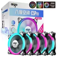 爱国者(aigo) 八度空间C5PRO散热器套装 电脑机箱风扇