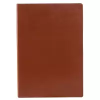 广博(GuangBo) GBP25667 96张A5简约笔记本子记事本皮面日记本 悦彩棕色