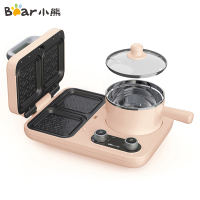 小熊(bear)多士炉 DSL-A13L5 一体式多配置双旋扭操控三明治双烤盘