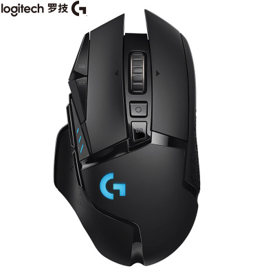 罗技（G）G502 LIGHTSPEED 无线鼠标 游戏鼠标 电竞鼠标 RGB 25600DPI 黑色
