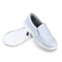 好亚通（HOYATO）劳保鞋白色钢包头防滑防刺安全鞋轻便休闲低帮鞋 A-8123A 43码