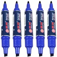 智牌 ZP-805 油性双头记号笔 蓝色 10支/盒