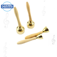 音乐教学教具 奥尔夫儿童打击乐器 大号纯铜碰铃一对