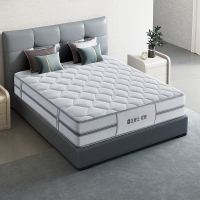 芝华仕双重护脊加厚乳胶床垫抗菌防螨软硬两用静音独袋弹簧席梦思床垫1米8D046