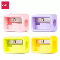 得力(deli)68662 迷你转笔刀 4色/桶