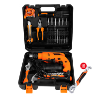 卓顺杰 500W家用冲击钻套装 电钻组套机电维修工具组套 家居维修电钻工具箱组套015