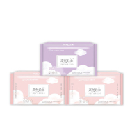 企购优品全棉时代奈丝公主卫生巾 日夜3包装