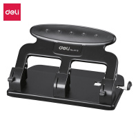 得力(deli)φ7mm孔距108mm三孔打孔机/打孔器.