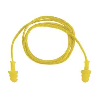 代尔塔(DELTAPLUS)50副盒装TPR带线耳塞CONICFIR050