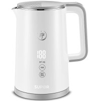 苏泊尔(SUPOR) 电水壶热水壶1.5升静音 触控调温 双层防烫 SW-15S65A 单位:个