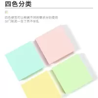 广博(GuangBo) GB9198 便利贴 (WB)四色便签纸便签本子即时贴 400张76*76mm 单位:包