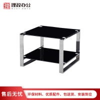 [理政]茶几 办公家具 办公角几 双层边几 方茶几 会议室方茶几 接待室方茶几