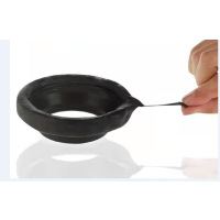 燕赵兄弟 马桶密封圈 防臭圈 加厚底座法兰坐便器配件 黑色