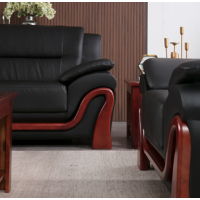 中伟 ZHONGWEI 办公沙发办公家具会客沙发接待沙发时尚简约商务沙发组合 三人位