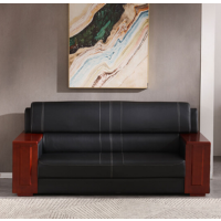 中伟 ZHONGWEI 办公沙发会客沙发接待沙发时尚简约商务沙发组合 三人位ZW-201