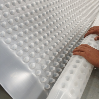 波涛疏水板新型材料夹层板车库楼顶滤水 排水板 1123 20mm高 单位：平方米