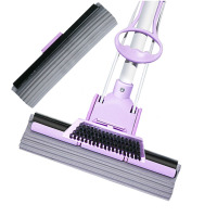 妙 洁 魔吸对折式胶棉拖把